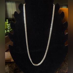 Elegant Silver Chain Miami Cuban Link